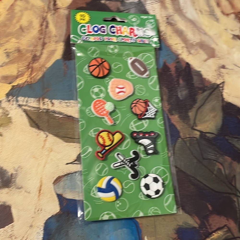 10PK Clog Charms